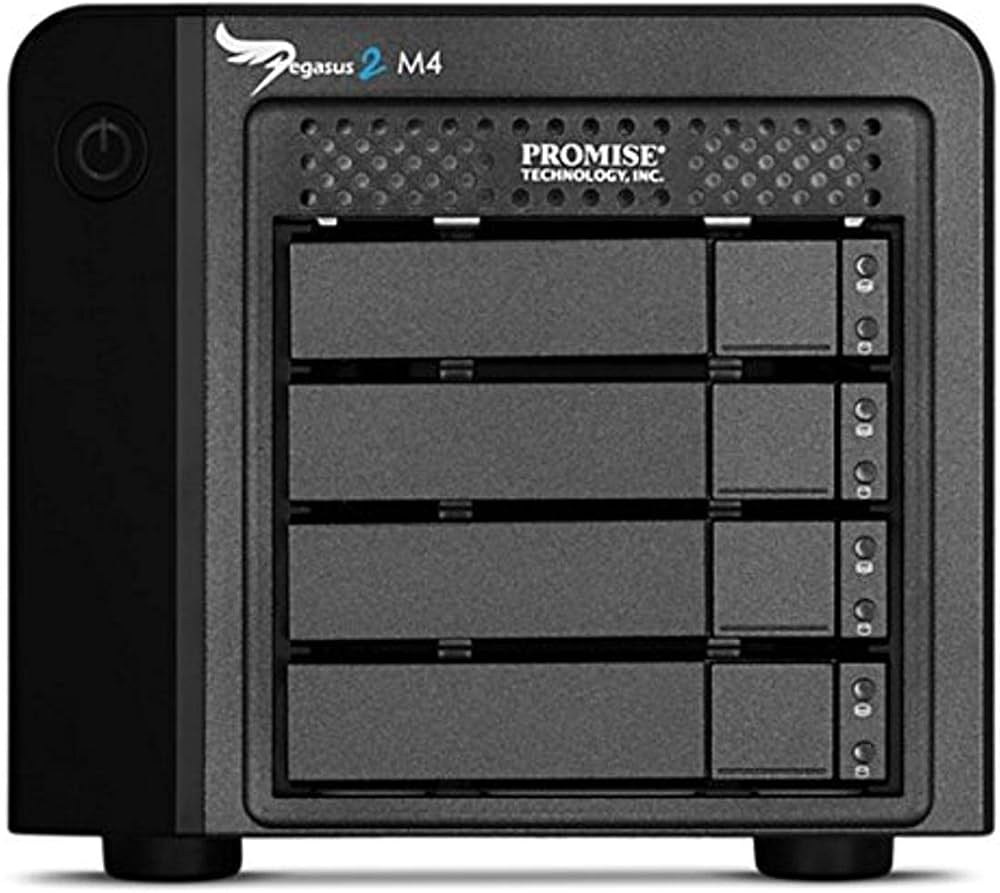 PROMISE - Pegasus2 M4 4TB (4 by 1TB SFF) Thunderbolt 2 RAID System